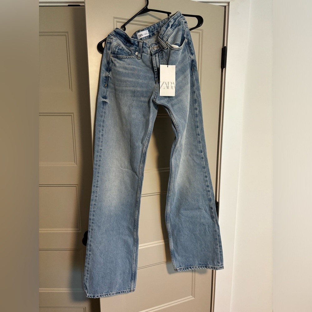Zara Full Length Wide Leg Jean NWT